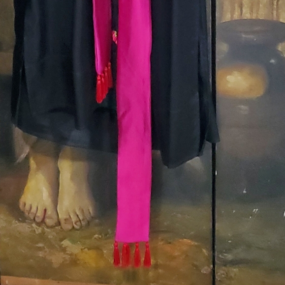 Cinq a sept aziza black multi embroidered kimono jacket robe M/L NWT msrp $795 - Picture 9 of 9